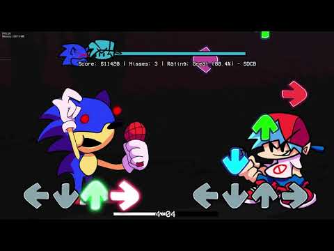 FNF Quadruple Quarrel vs Sunky , Sonic , Tails , Eggman Soul , Xenophane , Knuckles(Omnipresent v2)