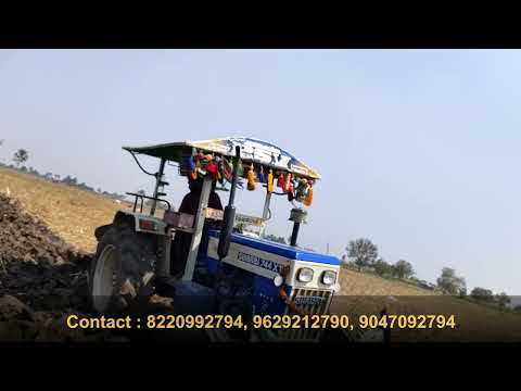 Tractor operated hydraulic reversible plough, for agricultur...