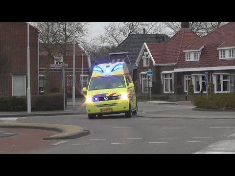 A1, Silverline Ambulances 02-117 en 02-119 Dokkum naar reanimatie + spoedretour naar MCL