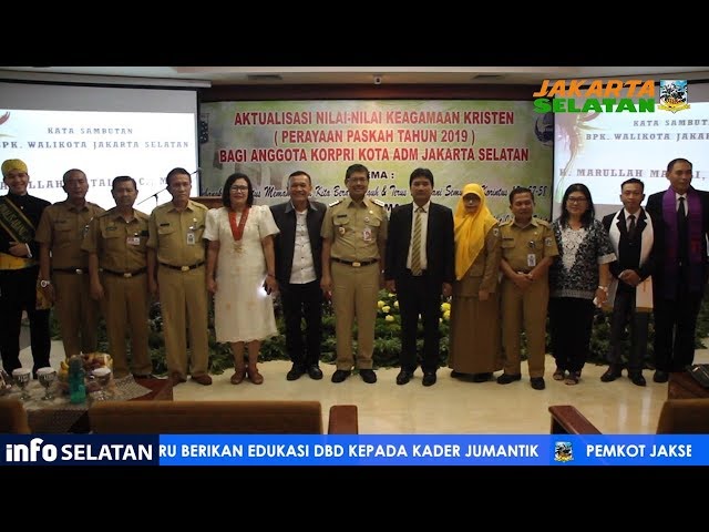 Pemkot Jaksel Gelar Perayaan Paskah Tahun 2019