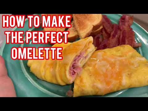 How To Make The PERFECT Omelette Ham and Cheese omelet