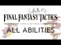 Final Fantasy Tactics Comprehensive Compilation Of All Ability Special Effects Animations