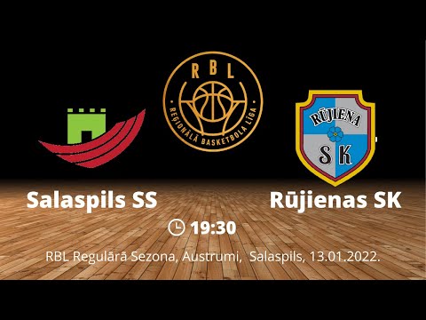 RBL Salaspils SS - SK Rūjiena TIEŠRAIDE [13.01.22.]