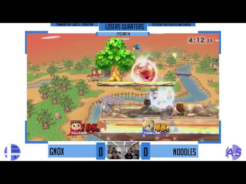 GNOX (Villager, Bayonetta) vs Noodles (Toon Link) - Smash 4 Singles