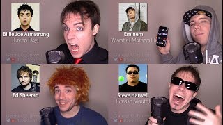 ONE GUY, 23 VOICES (Tyler Joseph, Ed Sheeran, Freddie Mercury, Famous Singer Impressions)