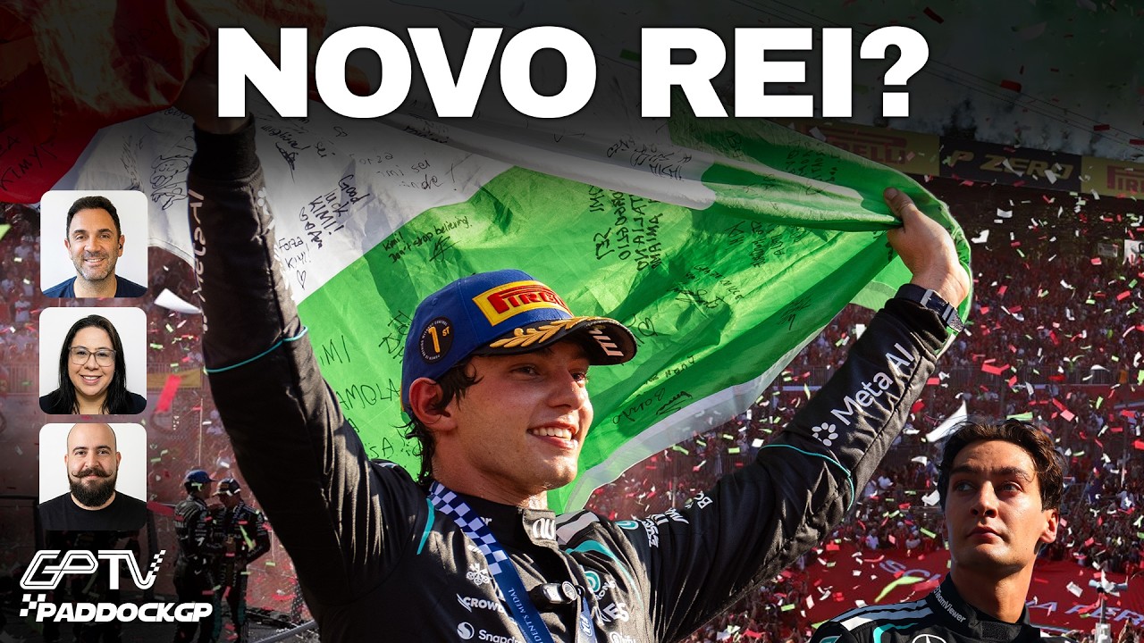 ANTONELLI É O NOVO REI DA F1 APÓS VITÓRIA ÉPICA NO GP DA ITÁLIA? | Paddock GP