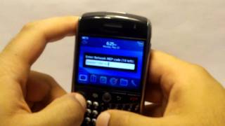 How to unlock At&t Blackberry Curve 8900