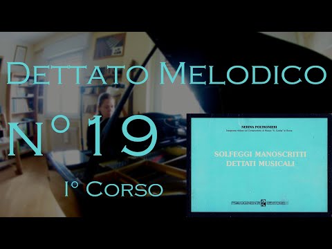 Dettato Melodico n.19 - I Corso - N. Poltronieri