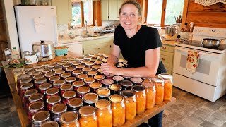 I Canned 134 Jars In One Day: Here's What I Made And How I Did It!
