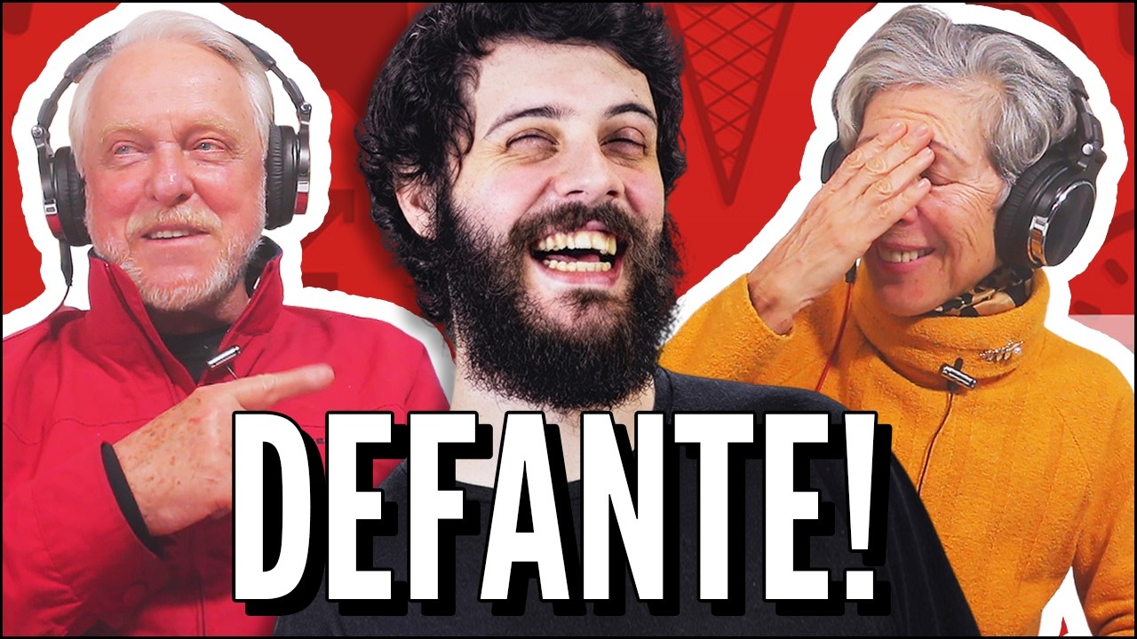 IDOSOS ASSISTINDO DIOGO DEFANTE PELA PRIMEIRA VEZ  (IDOSOS REAGEM)
