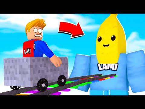 Roblox, ABER BANANI will die ACHTERBAHN ESSEN!