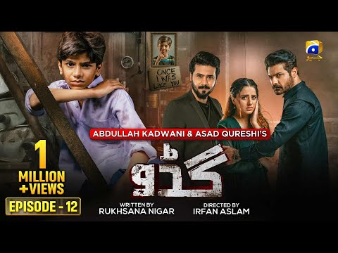 Guddu Episode 12 - [Eng Sub] - Ali Abbas - Fatima Effendi - Sohail Sameer - 29th Aug 2022