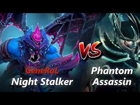 How to Night Stalker offlane vs Phantom Assassin/Shadow Shaman (feat. GeneRaL) | First 10 minutes