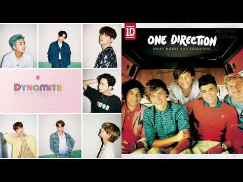 dynamite X what makes you beautiful (Mashup) - BTS, One Direction