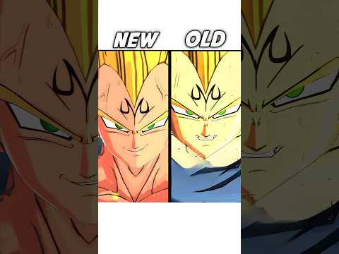 OLD vs Updated Majin Vegeta Intro!! #shorts