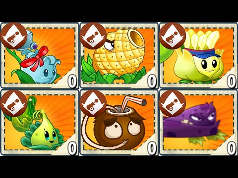ALL CANNON Plants LEVEL 999999 vs Pirate Seas Final Boss in Plants vs Zombies 2 Mod