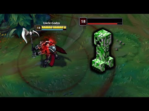 THIS DARIUS SO OP - HE CAN ONESHOT CREEPER IN MINECRAFT