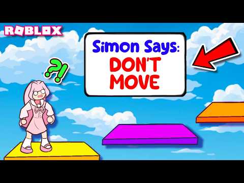 Obby But You Have to do what SIMON SAYS! | Roblox | Simon Says Tower