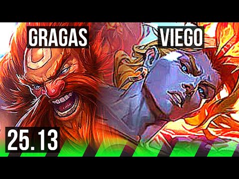 GRAGAS vs VIEGO (JGL) | 6/1/4 | EUW Master | 25.13