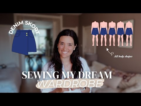Jeans-Skort nähen und stylen | Alle Körperformen