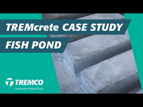 TREMcrete Case Study - Fish Pond