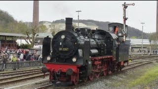 preview picture of video 'DRG class 38, built in 1918, called P8 by the prussian Railways, drives up and down.'