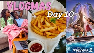 Vlogmas Day 10/ Moana 2, House Chores, Days In My Life / Linda Mary