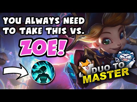 YOU ALWAYS NEED CLEANSE VS. ZOE! DUO TO MASTER - VICKSY | League of Legends