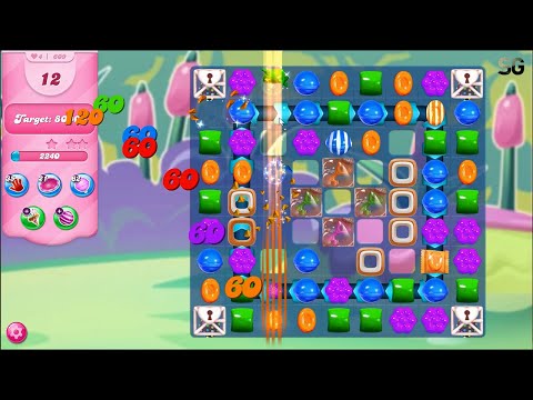 Candy Crush Saga Level 609 (2021 Version)