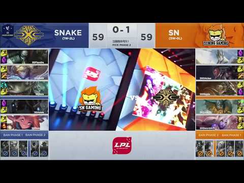 (LPL 2019)SN vs SS Highlights Game 2 LPL Spring 2019 W2D6