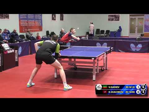 2.GADIEV - SKACHKOV #RUSSIAN #Championships #tabletennis #настольныйтеннис