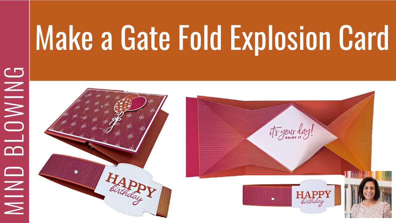 🔴A Gate Fold Explosion Card Tutorial That Will Blow Your Mind