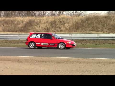 Kasia Kałmuczak, Honda Civic- III SuperOES Tor Poznań - 25.03.2017