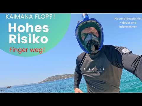 🔥 Kaimana Schnorchelmaske im Hardcore-Test – Schockierendes Ergebnis! | Schnorchelmaske Test 2025