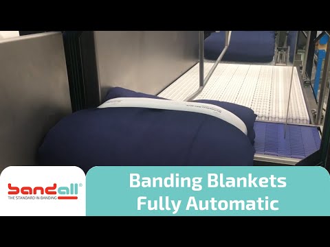 Banderoleuse de mise sous bande Bandall TRB Blanchisseries