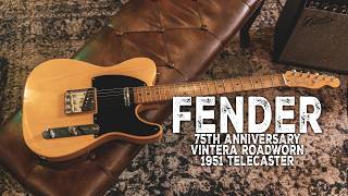 Video thumbnail for Fender 75th Anniversary Telecaster: A Road Worn Classic #tapestrymusic #fenderguitar by Tapestry Music