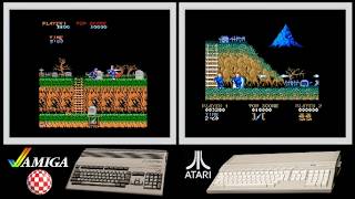 A500 vs Atari ST : GHOSTS'N GOBLINS (Side by side comparison)