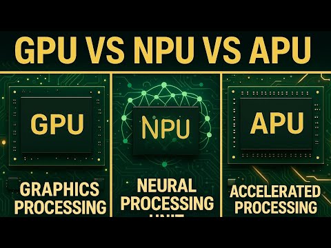 “GPU vs NPU vs APU – What’s The REAL Difference?”
