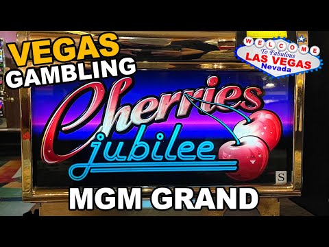 The FAMOUS Cherries Jubilee Slot Machine at MGM Grand Las Vegas