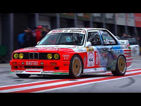 Onboard a 9,000rpm BMW M3 E30 DTM racecar feat. Glorious N/A Intake Sound | 2.5L S14 engine
