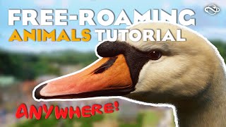 🦢 How To Make FREE-ROAMING Animals in Planet Zoo! | Planet Zoo Tutorial