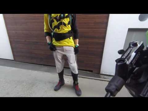 look me wearing POC Resistance shorts