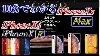 【10分でわかる】iPhoneXs,iPhoneXMax,iPhoneXRを10分で紹介！2018年のiPhone発売日は...