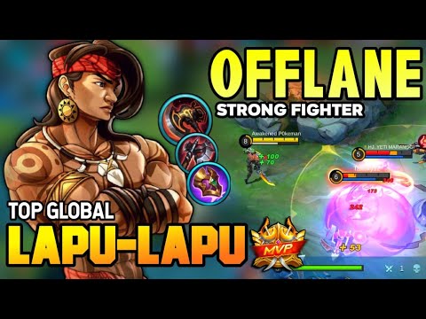 OFFLANE KING! LAPU-LAPU BEST BUILD 2021 | TOP GLOBAL LAPU-LAPU GAMEPLAY | MOBILE LEGENDS✓