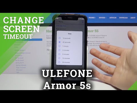 How to Set Screen Timeout in ULEFONE Armor 5s – Change Blackout Time