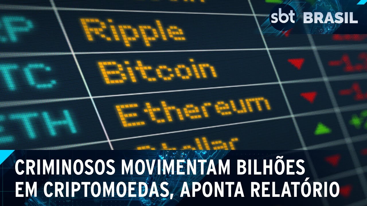 Criminosos movimentaram mais de U$ 40 bilhões em criptoativos no ano passado | SBT Brasil (19/03/25)