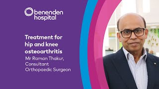 Hip and knee osteoarthritis treatment