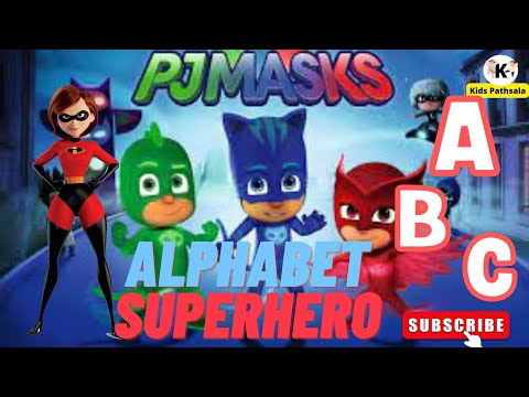 Superheroes Alphabet - ABC Superhero Song for Kids | Batman, Spiderman, Hulk