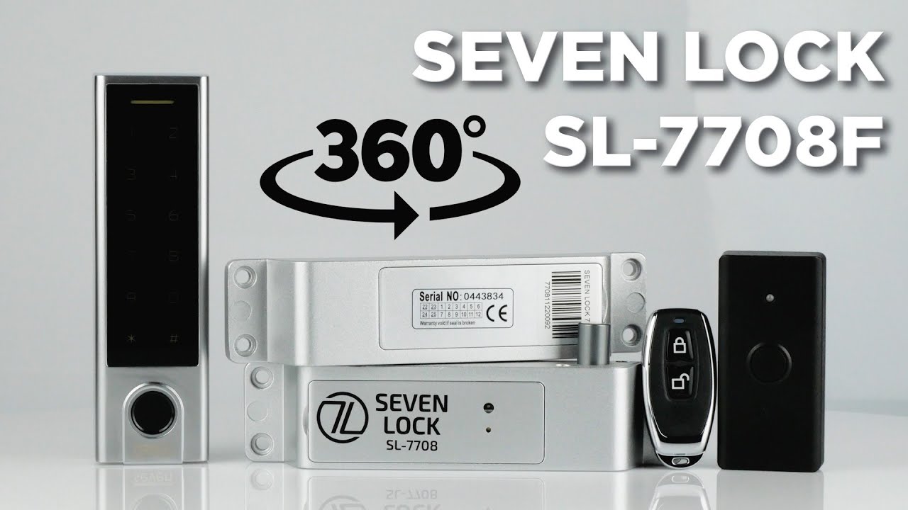 Беспроводной биометрический комплект контроля доступа с радиобрелками SEVEN LOCK SL-7708Fr
