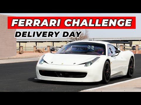 First Drive in my New FERRARI 458 CHALLENGE EVO Racecar!